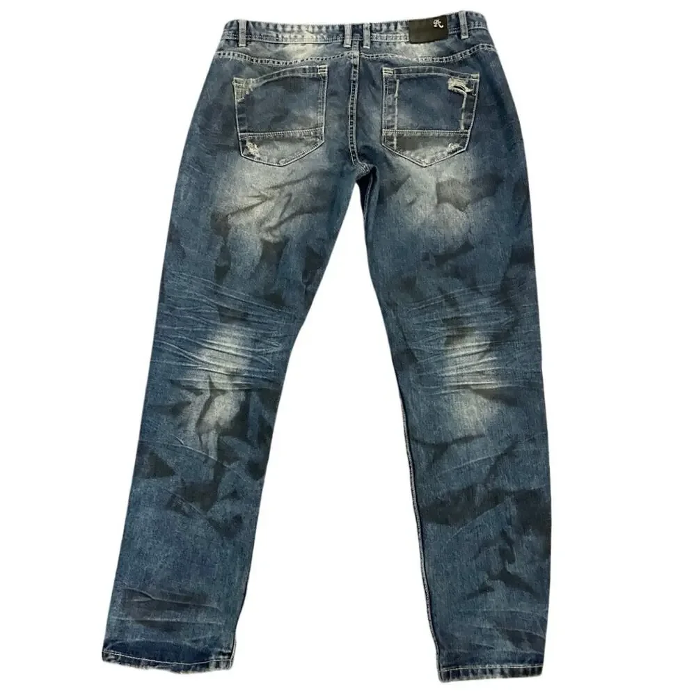 Jordan Craig Legacy Edition Raphael Jeans Mens 38x34 Distressed Camo Streetwear